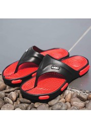 summer men flip flops massage granule men slippers comfortable beach sandals men casual shoes house flip flops bathroom shoes