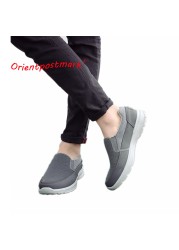 Casual and breathable canvas driving shoes, casual shoes for the elderly, walking, flat, soft and comfortable