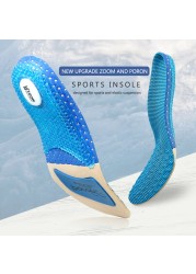 Silicone Insoles Unisex Arch Support Sneakers Insole Cushioning Memory Foam Sole Cushion Anti-Slippery Shoes Insert