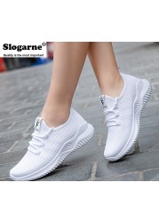 Women Spring Autumn New Sneakers Vulcanized Shoes Skateboard Lady Loafers Women Casual Shoes Flats Running Shoes Sneakers Knitting