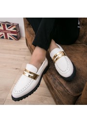 men shoes leather slip on casual men shoes brogue dress office shoes oxford shoes for men fashion club party designer shoes