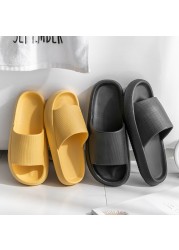 2022 Cloud Sandals Home Slippers Summers Thick Platform Womens Indoor Bathroom Anti-slip Slides Ladies Men's Shoes Dropshipping