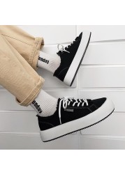 Men's casual shoes Korean version all-match Harajuku Ulzzang casual men's shoes student thick-soled platform shoes fashion sneakers