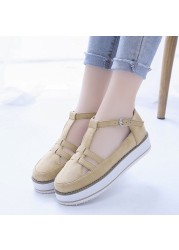 Women's sandals fashion tassel casual style women's shoes women's flat shoes vulcanized shoes summer solid color thick bottom