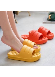 Lucifer Eva Slippers Summer 2022 Comfortable Thick Sole Zipper Slipper Women Non-slip Slippers Home Bathroom Slippers