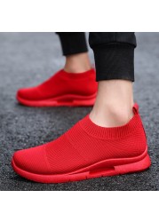 Damyuan Men's Lightweight Running Shoes Walking Shoes Breathable Women's Sneakers Slip-On Loafers Shoe Men's Casual Shoes Size 46 2021