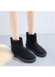 Women's Winter Snow Boots Slip On Shoes Women 2021 Boots Women Thick Sole Boots Women Winter High Boots