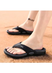 Men's EVA Flip Flops Summer Outside Men's Massage Slippers Beach Casual Sandal Casual Shoes Size 40-42