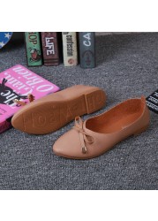 New Fashion Casual Summer Shoes Elegant Comfortable Ladies Fashion Flats Leisure Butterfly Knot Female Flat Shoes Women Shoe