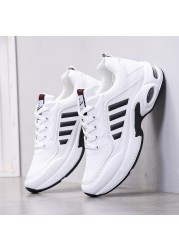 Air Cushion Sneakers Running Shoes New Men's Versatile Casual Men's Shoes Fashion Sneakers Lace Up 2022 Non-slip Walking Shoes