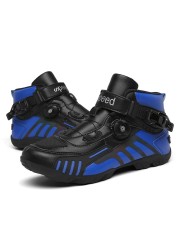 Professional Motorcycle Boots Winter Flats Motorcycle Boots For Men Road Speed ​​Motorbike Sneakers For Women