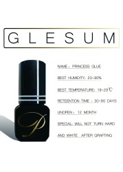 Glesum-Princess Eyelash Glue 0.5s-1s, dry and waterproof oil, retention time, 7-9 weeks, free shipping