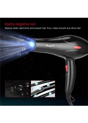 CkeyiN 2200W Professional Hair Dryers Strong Power Blow Dryer Salon Barber Styling Tool with 3 Temperature 2 Speed ​​Personal Care