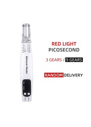 Laser pen, tattoo removal, acne removal, dark spot removal, professional blue and red laser pen for tattoo removal, laser pen for cleaning acne and dark spots. pigmentation removal machine