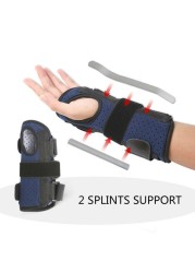 1pc Professional Carpal Tunnel Brace Breathable Adjustable Hand Wrist Splint Support Wrap Tendonitis Arthritis Pain Relief