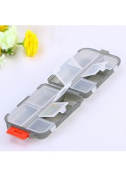 Tcare Travel Pill Organizer Moisture Proof Box for Pocket Purse Daily Pill Case Portable Medicine Vitamin Holder Container