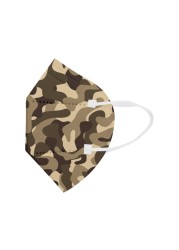 10/50pcs Children Camouflage Printed KN95 Masks ffp2 Mask 5 Layer Mouth Mask Reusable KN95 Respirator FPP2 Masque KN95 Certified