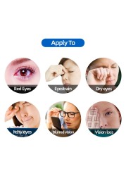 Eye drops for red infected eyes medical disinfection detoxification eyeball fatigue itching health care eye drop