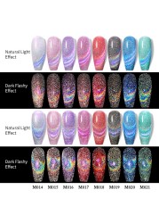 UR SUGAR 7.5ml Cat Reflective Magnetic Nail Gel Polish Rainbow Gel Shine Laser Gel Soak Off UV Varnish LED Nail Art Design