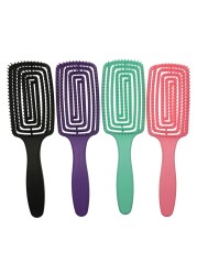 Wide Tooth Arc Massage Comb Anti-static Practical Anti-tangle Comb Salon Styling Non-slip Comfortable Hair Care Hair Brush Comb