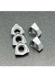 Alloy Tool WNMU040304 EN WNMU040308 Double-sided Hexagonal Quick Feed Milling Insert Replacement APMT1135 Milling Insert