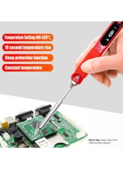 Pine64 pinecil mini portable electric soldering station 65W with TS soldering iron tip soldering tool without power supply