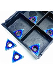 TCMT110204 High Quality Carbide Insert TCMT 110204 Turning Tool Blue Flame Series CNC Milling Lathe Cutting Blades