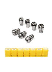 ER11 Collet Chuck Set 7pcs 13pcs 15pcs ER11 1mm-7mm Spring Collet for CNC Machining Center Engraving Machine Lathe Mill Tool