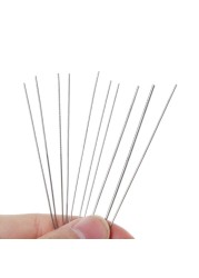 10pcs/set 0.6mm-1.3mm Guitar Nut Needle Files Nozzle Jet Gas Welding Tip Cleaner