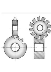 Cutter Gears Milling Cutter M1.5 Modulus PA20 1#-8# HSS Free Shipping