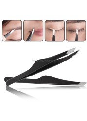 Professional Stainless Steel Eyebrow Tweezers Handy Hair Removal Tool J26 19 Direct Delivery