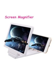 Mobile Phone Screen Magnifier Eyes Protection Display 3D Video Screen Amplifier Expanding Stand Holder Without Power