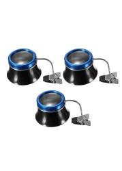 5X/10X/20X Clip On Glasses Magnifier Blue Red Color Watch Repair Tool Loupes Magnifying Glass Watches Jewelry Tools Blue