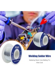 Tin solder wire solder roll 0.8mm 1mm rosin core solder melt low melting point household tin solder wire wire roll