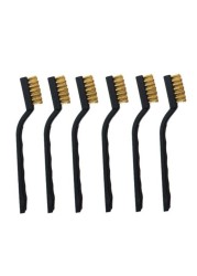 6pcs/set Mini Metal Rust Removal Brushes Copper Cleaning Polishing Detail Metal Brushes Cleaning Tools Household Tools