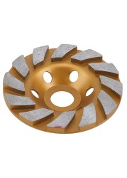 4 Inch 8 Holes HGS Part Grinding Machine Wheel Diamond Grinding Cup Disc Concrete Granite Stone Grinder DIY Power Tool