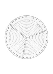 Transparent Acrylic Round Center Finder Compass Circle Cutter Sitale Woodworking Wood Lathe Working Circles Drawing