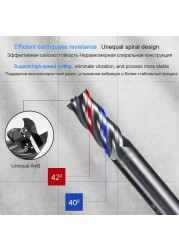 HRC68 Solid Carbide End Mills 4 Flute Tungsten Steel Milling Cutter Face Tools Milling Cutter For Titanium Stainless Steel Alloy