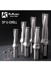 Russian Warehouse SP Series Drill Bits Insert Drill Metal Drill Bits 13mm-25mm 2D 3D 4D Indexable U Drill Machines lathi CNC