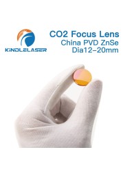 Kindleliser China CO2 ZnSe Focus Lens Dia.12/15/18/19.05/20mm FL38.1/50.8/63.5/101.6/127mm For Laser Engraving Cutting Machine