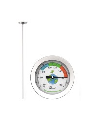 50cm Compost Soil Thermometer Probe Temperature Measurement Tester Meter Plant Thermometer Temperature Monitoring Garden Tool