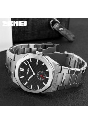 New Sport Wristwatch For Man SKMEI Top Brand Stainless Steel Waterproof Watches Men Watch Military Quartz Wristwatch Montre Homme