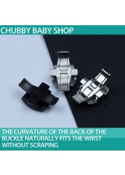 Top Quality Stainless Steel Clasp Watch Strap Butterfly Folding Buckle Suitable for Franck Muller Series Watchband