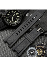 Rubber Watchband for Casio G Shock GST Series GST-210/W300/400G/B100 Waterproof Silicone Watch Band Men Straps Accessories 26*14