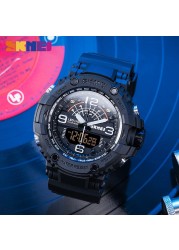 SKMEI 1617 Military Camouflage Sport Watches Stopwatch Alarm 3 Time 5Bar Waterproof Male Clock Men Watch relojes hombre 2020