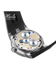 Haofa Carrousel Luxury Mechanical Wristwatch for Men Power Band Sapphire 80 Watch Men Rotation Sapphire 2021