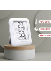 PROTMEX PT19DE LCD Digital Thermal Hygrometer Indoor Outdoor Temperature Hygrometer With Folding Arc C/F Function Switch