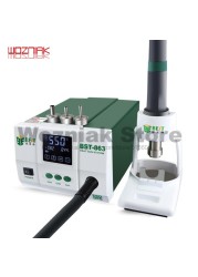 BST-863 Lead Free Hot Air Rework Station Soldering Touch Screen LCD 1200W 220V for Phone CPU PCB Grinder