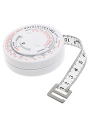 Body Mass Index N80B BMI Retractable Tape 150cm Weight Loss Diet Calculator