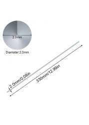 أسلاك اللحام 5/10/20/50 قطعة 33 سنتيمتر 2.0 مللي متر درجة الحرارة لحام الألومنيوم سهلة تذوب ل سبيكة لحام لا تدفق لحام المطلوبة